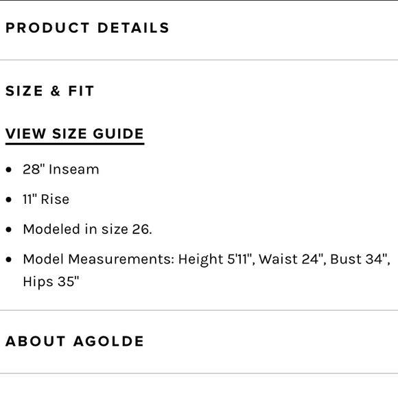 AGOLDE 🖤 Roxanne Super High Rise Skinny - Picture 5 of 9